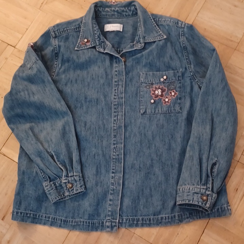 C.J. Banks Jean shirt women's size large